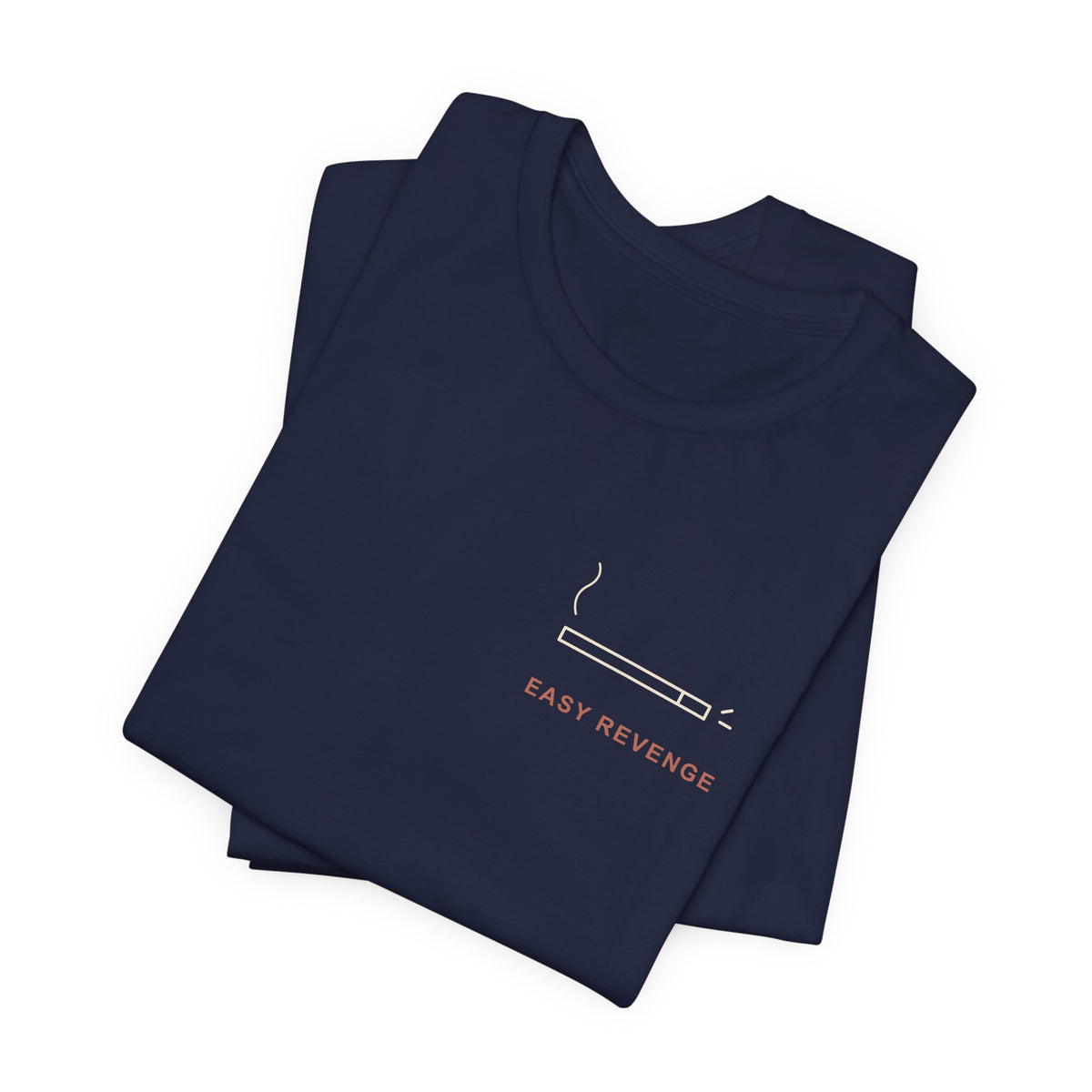 Easy Revenge Minimalist Anime Soft Tee | Devil Hunter Japanese Streetwear