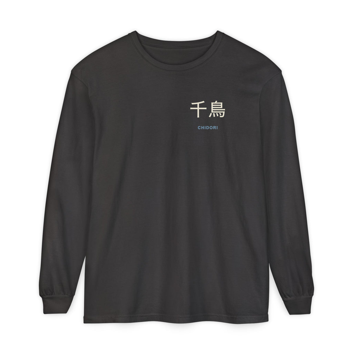 Thunder Strike Kanji Anime Long Sleeve Tee | Ninja Japanese Streetwear