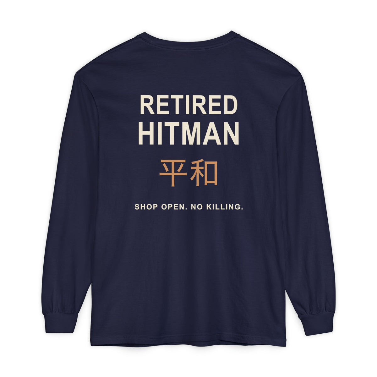 Off Duty Kanji Long Sleeve Tee | Inspired by Taro Sakamoto from Sakamoto Days