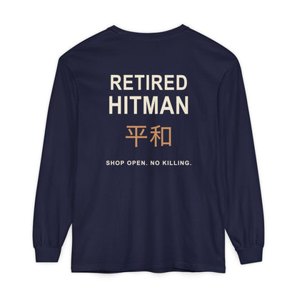 Off Duty Kanji Long Sleeve Tee | Inspired by Taro Sakamoto from Sakamoto Days