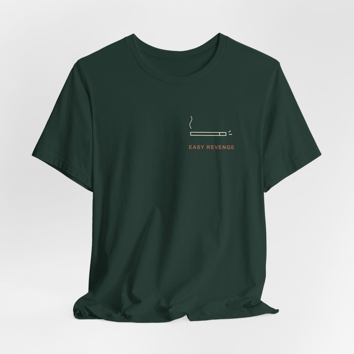 Easy Revenge Minimalist Anime Soft Tee | Devil Hunter Japanese Streetwear