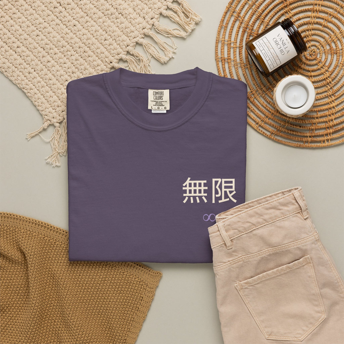 Infinite Confidence Kanji Anime Tee | Sorcerer Japanese Streetwear