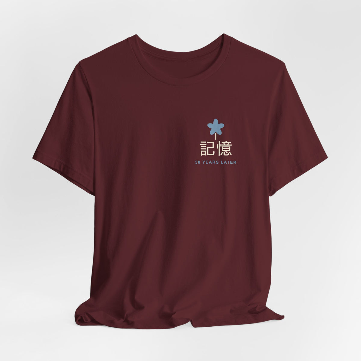 Memory of the Sky Kanji Anime Soft Tee | Mage Journey Japanese Streetwear
