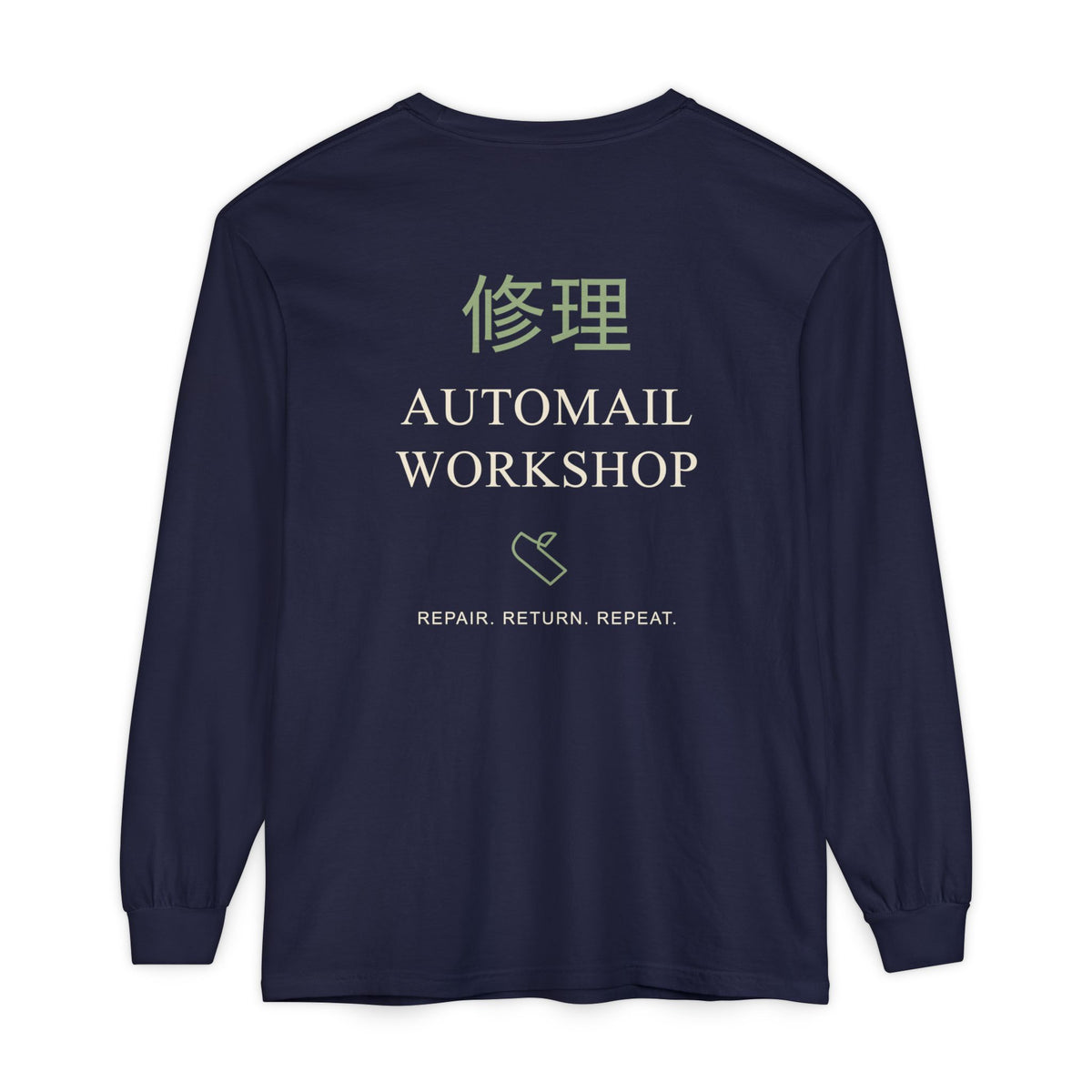 Rebuild Home Kanji Long Sleeve Tee | Inspired by Winry Rockbell from Fullmetal Alchemist