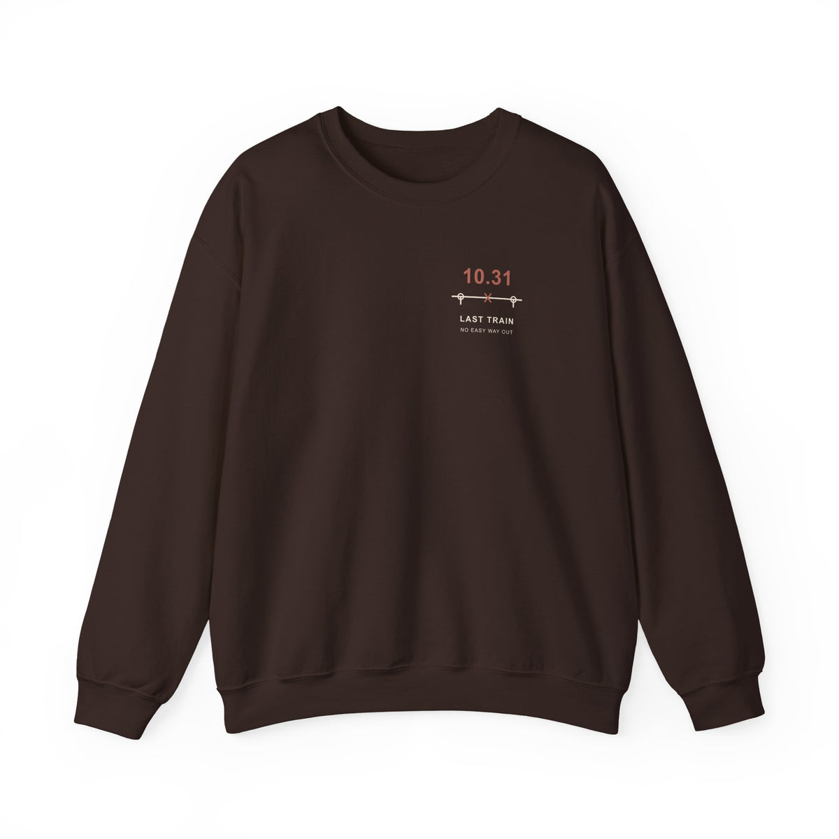 Last Train October Minimalist Crewneck Sweatshirt | Inspired by the Shibuya Incident arc of Jujutsu Kaisen