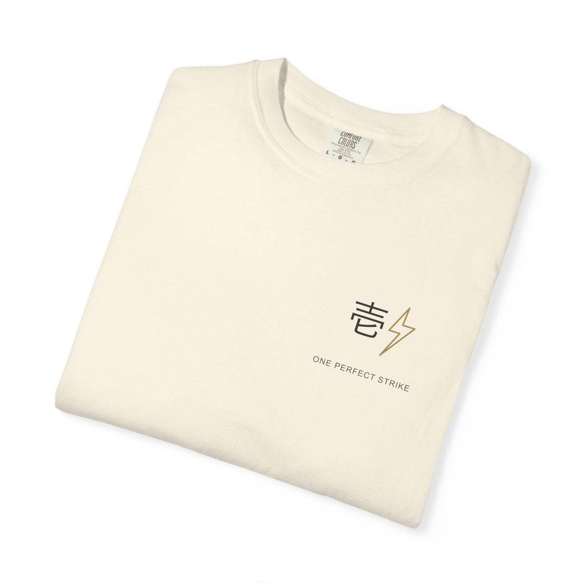 One Perfect Strike Minimalist Anime Tee | Demon Hunter Japanese Streetwear