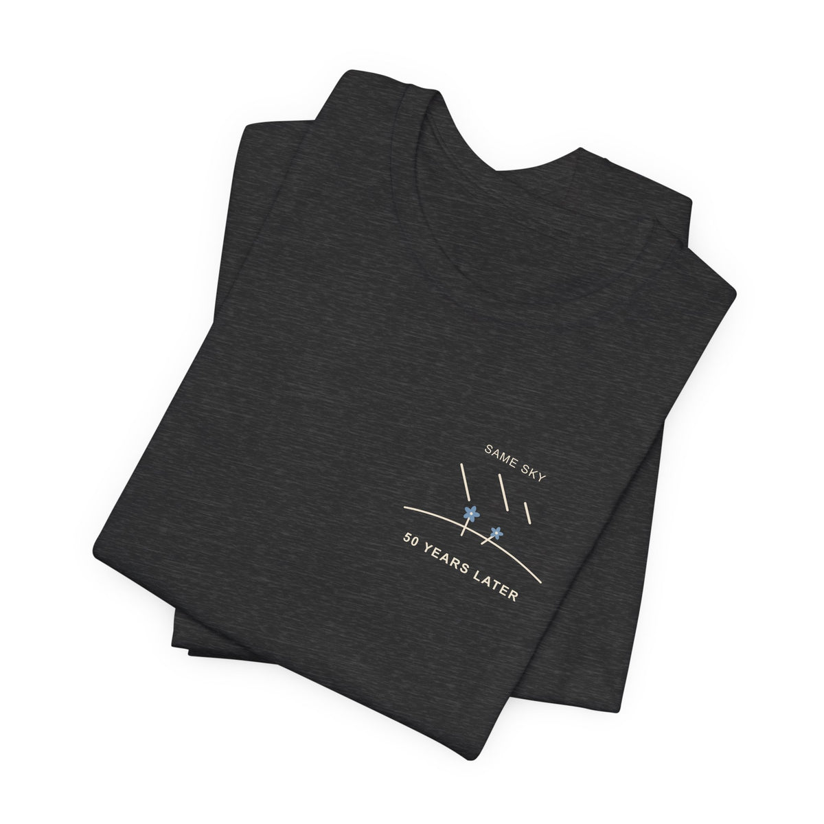 Same Sky Minimalist Anime Soft Tee | Mage Journey Japanese Streetwear