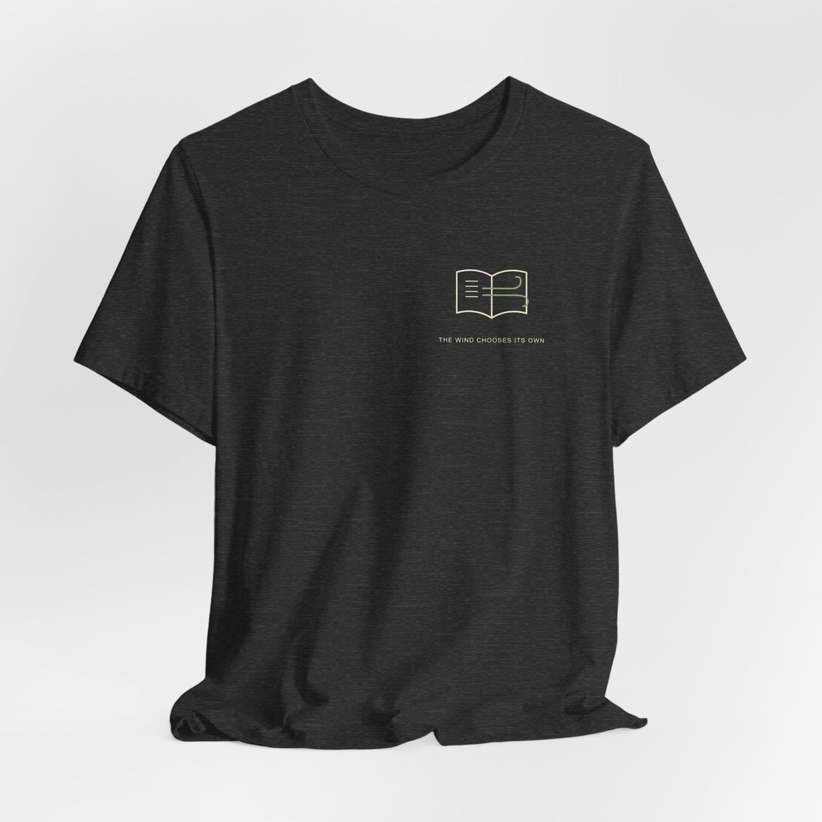 Wind Chooses Minimalist Anime Soft Tee | Grimoire Magic Japanese Streetwear