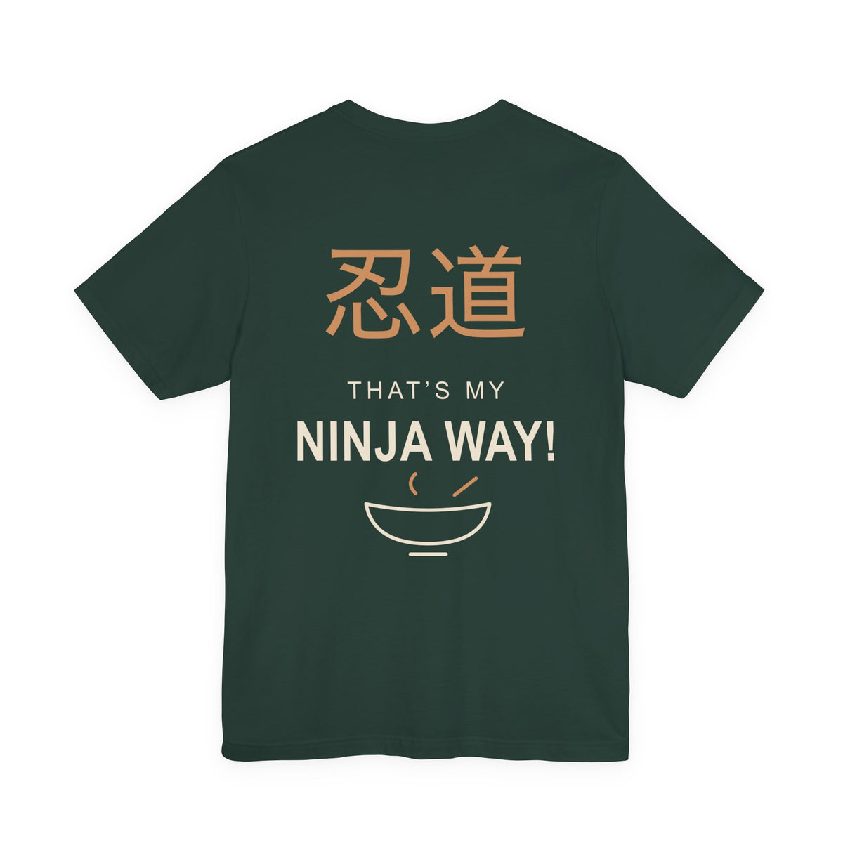 Ninja Way Kanji Anime Soft Tee | Ninja Japanese Streetwear