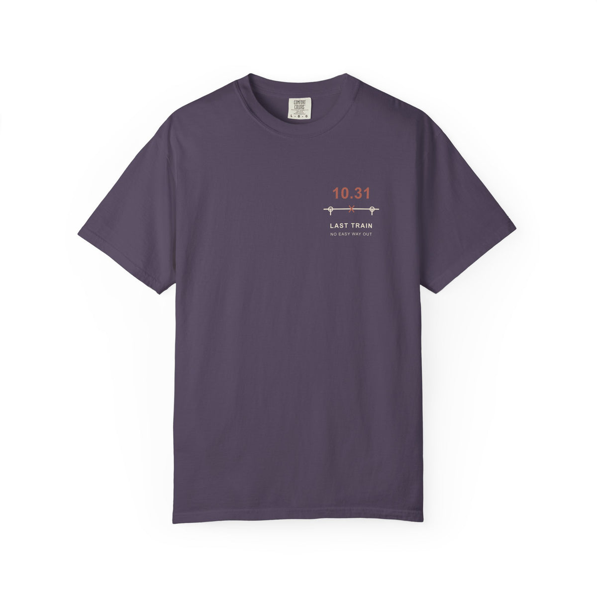 Last Train October Minimalist Anime Tee | Sorcerer Japanese Streetwear