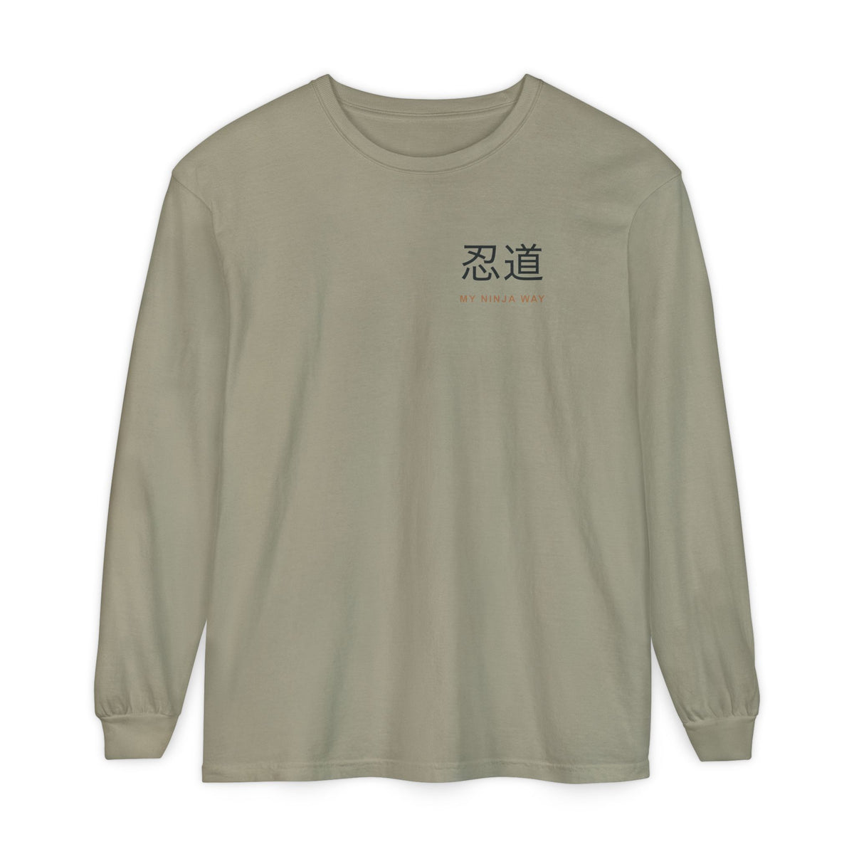 Ninja Way Kanji Anime Long Sleeve Tee | Ninja Japanese Streetwear