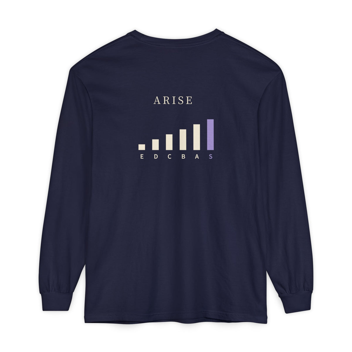 Rank Ascension Kanji Anime Long Sleeve Tee | Shadow Rank Gym Japanese Streetwear