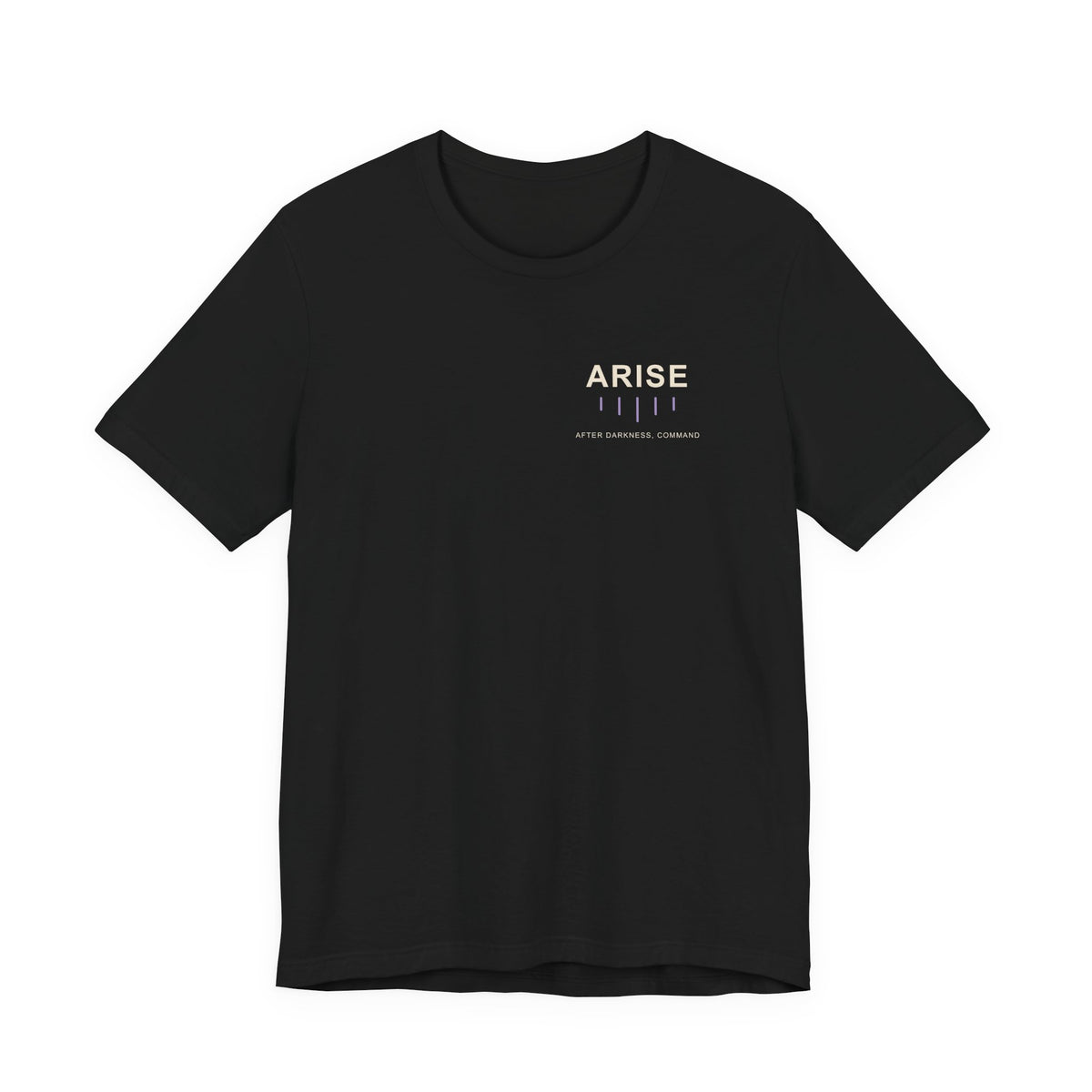 After Darkness Minimalist Anime Soft Tee | Shadow Rank Gym Japanese Streetwear