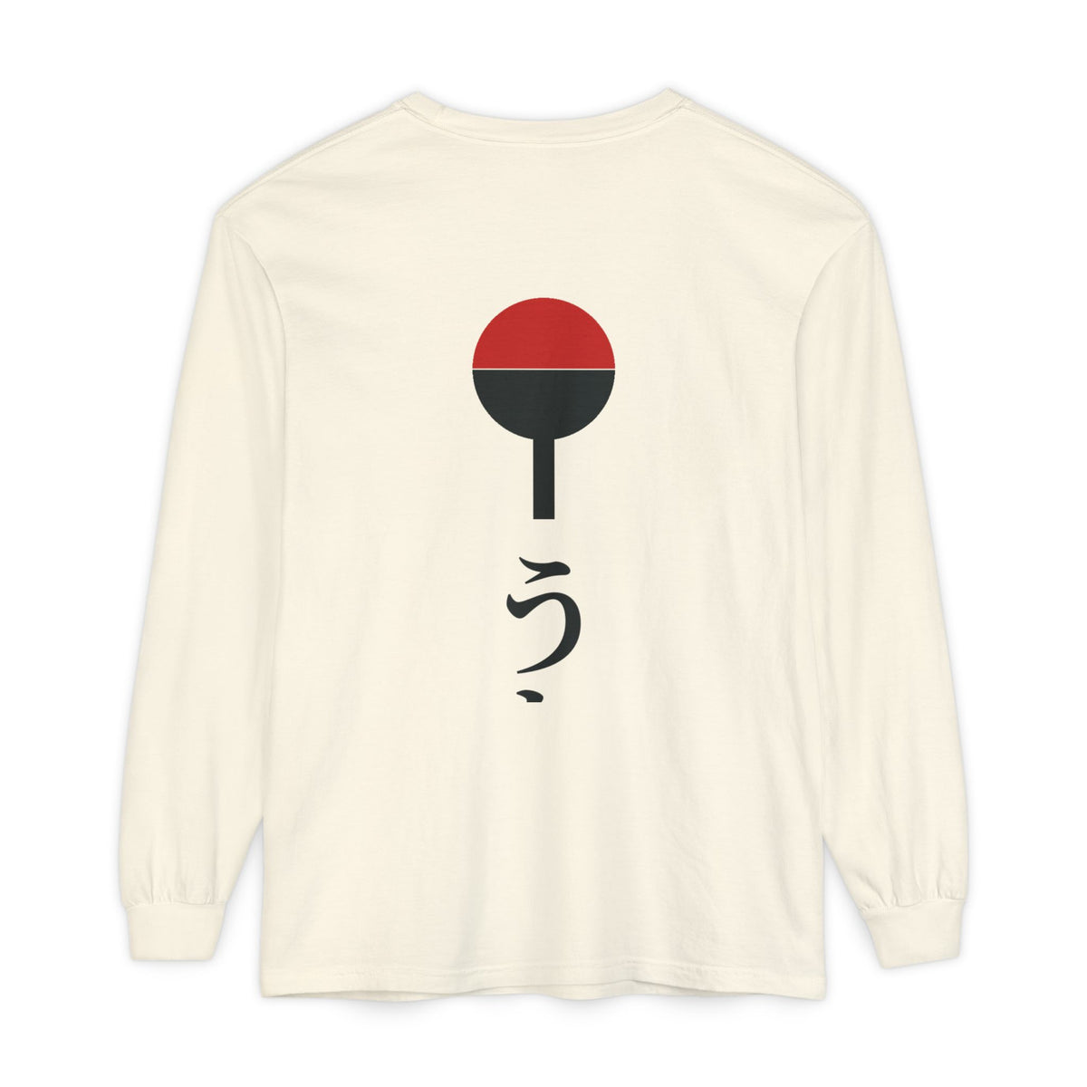 Clan Fan Crest Kanji Long Sleeve Tee | Inspired by the Uchiha clan of Naruto