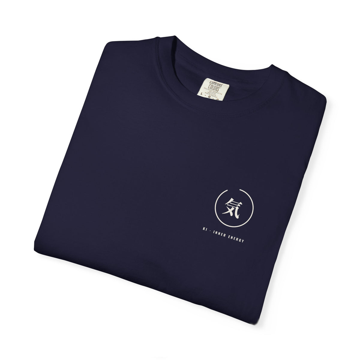 Ki Inner Energy Minimalist Anime Tee | Kanji Enso Japanese Streetwear Shirt