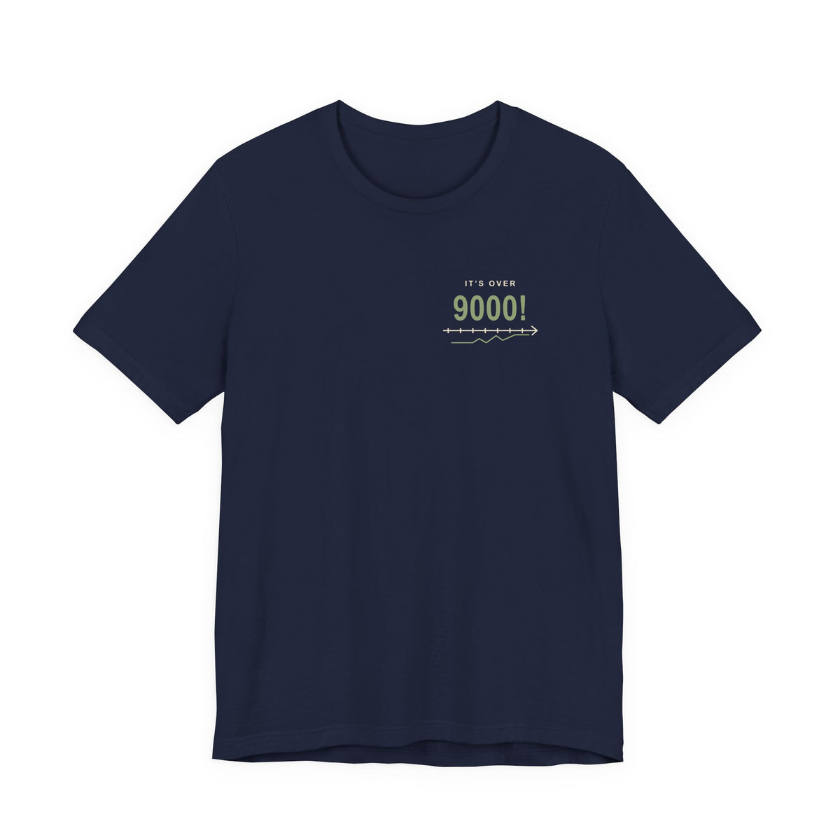 Over Nine Thousand Anime Quote Soft Tee | Power Level Japanese Streetwear