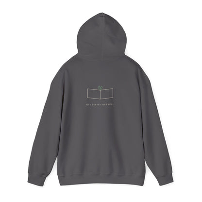 Five Leaf Kanji Hoodie | Inspired by Asta from Black Clover