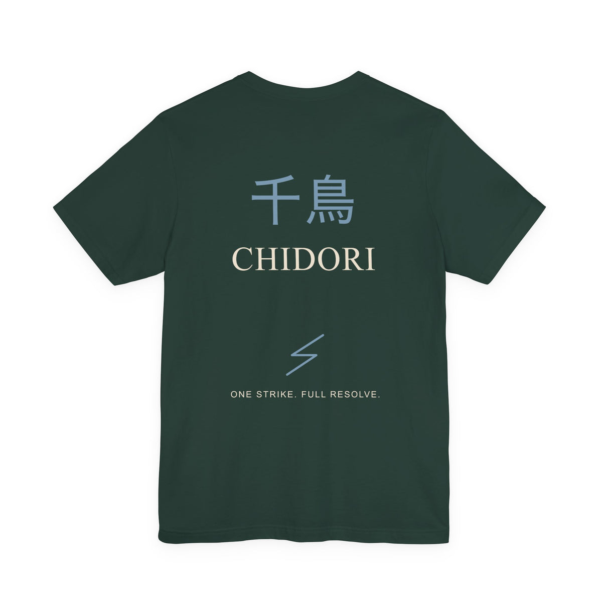Thunder Strike Kanji Soft Tee | Inspired by Sasuke Uchiha and Kakashi Hatake from Naruto