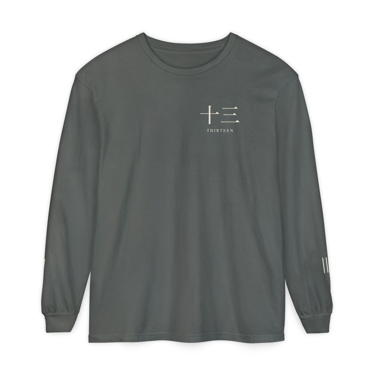 Thirteen Captain Kanji Long Sleeve Tee | Inspired by the Gotei 13 captains of Bleach