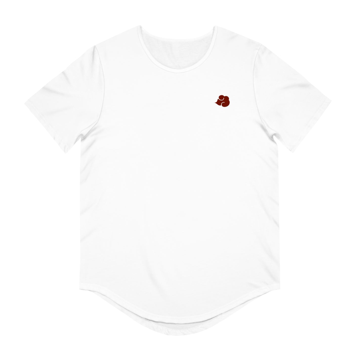 Basic Akatsuki Inspired Men's Jersey Curved Hem Tee Shirt