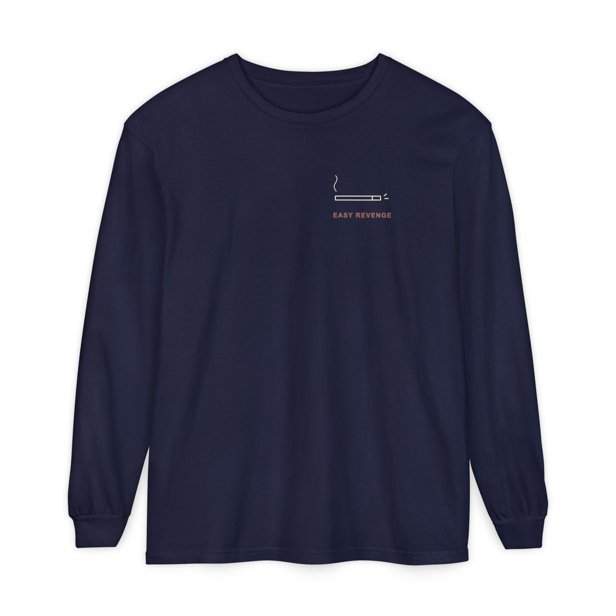 Easy Revenge Minimalist Long Sleeve Tee | Inspired by Aki Hayakawa and Himeno from Chainsaw Man