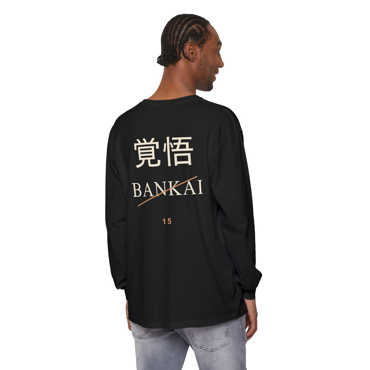 Resolve and Release Kanji Long Sleeve Tee | Inspired by Ichigo Kurosaki from Bleach