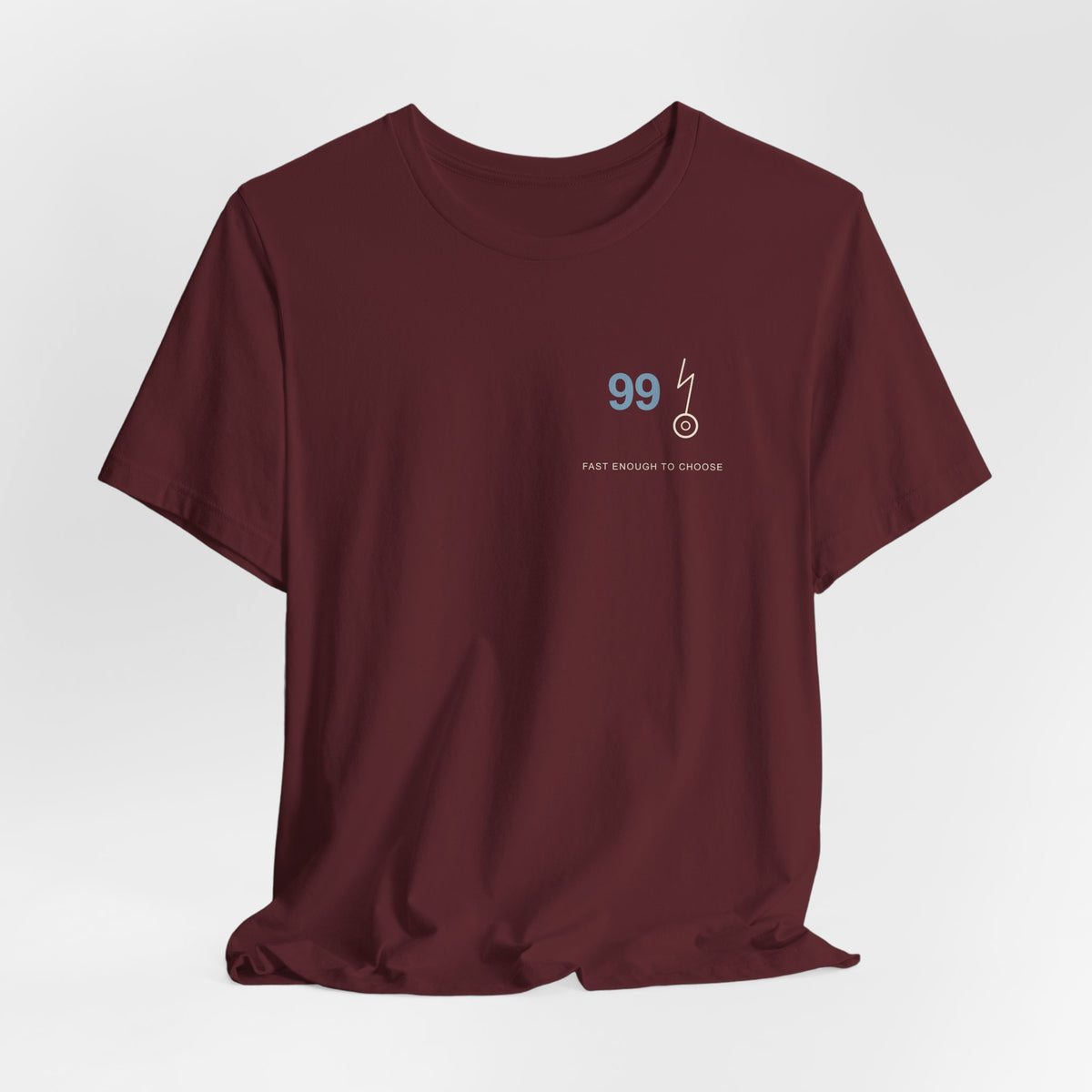 Ninety Nine Volts Minimalist Anime Soft Tee | Hunter Japanese Streetwear