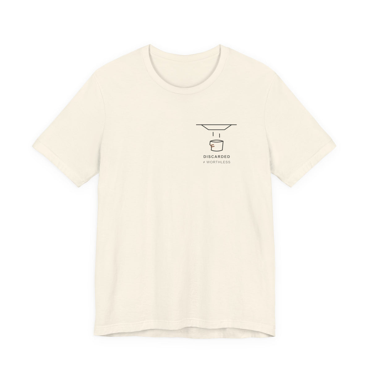 Nothing Wasted Minimalist Anime Soft Tee | Underworld Japanese Streetwear