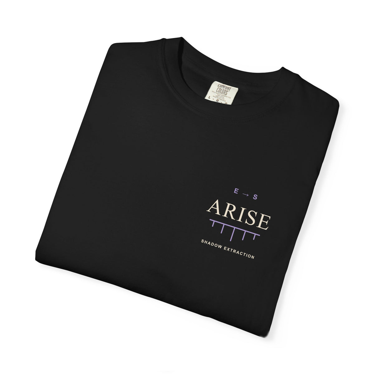 Arise Rank Anime Quote Tee | Shadow Rank Gym Japanese Streetwear