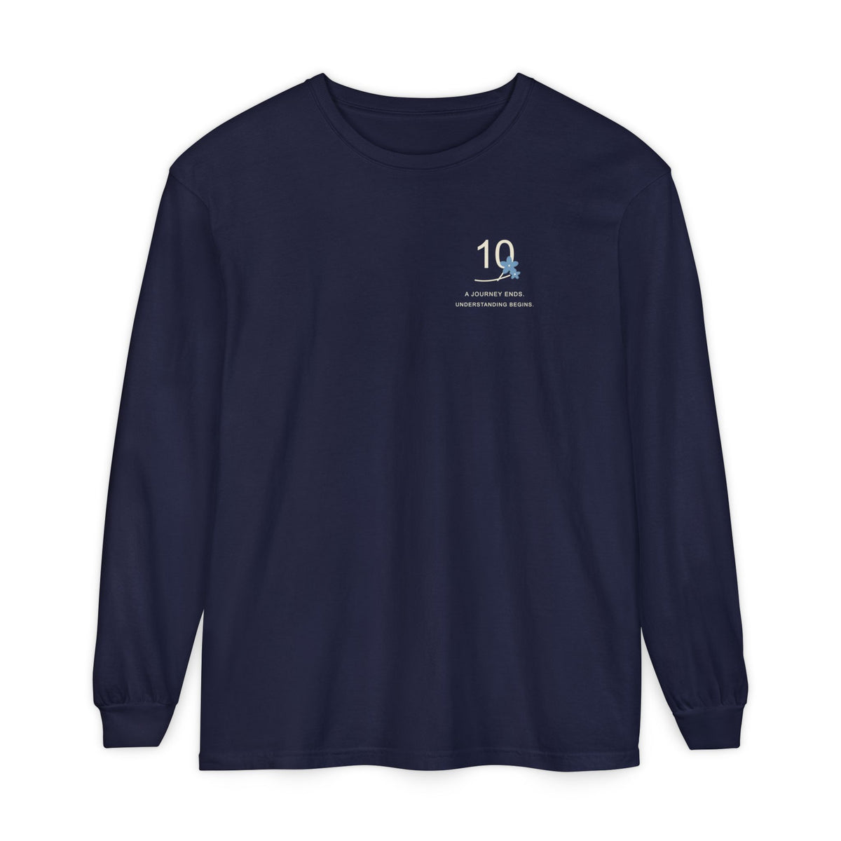 Ten Years, Still Learning Minimalist Long Sleeve Tee | Inspired by Frieren from Frieren