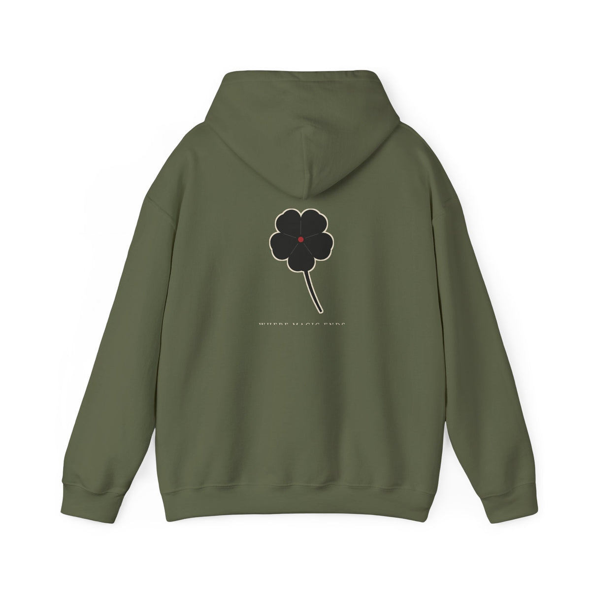 Black Clover Leaf Minimalist Hoodie | Inspired by Asta from Black Clover