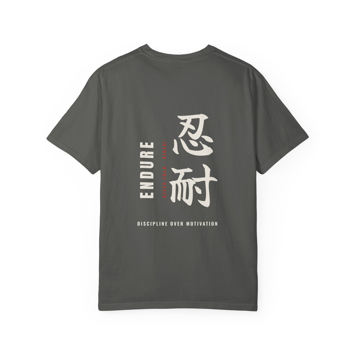 Endure Nintai Anime Gym Shirt | Kanji Discipline Streetwear Tee