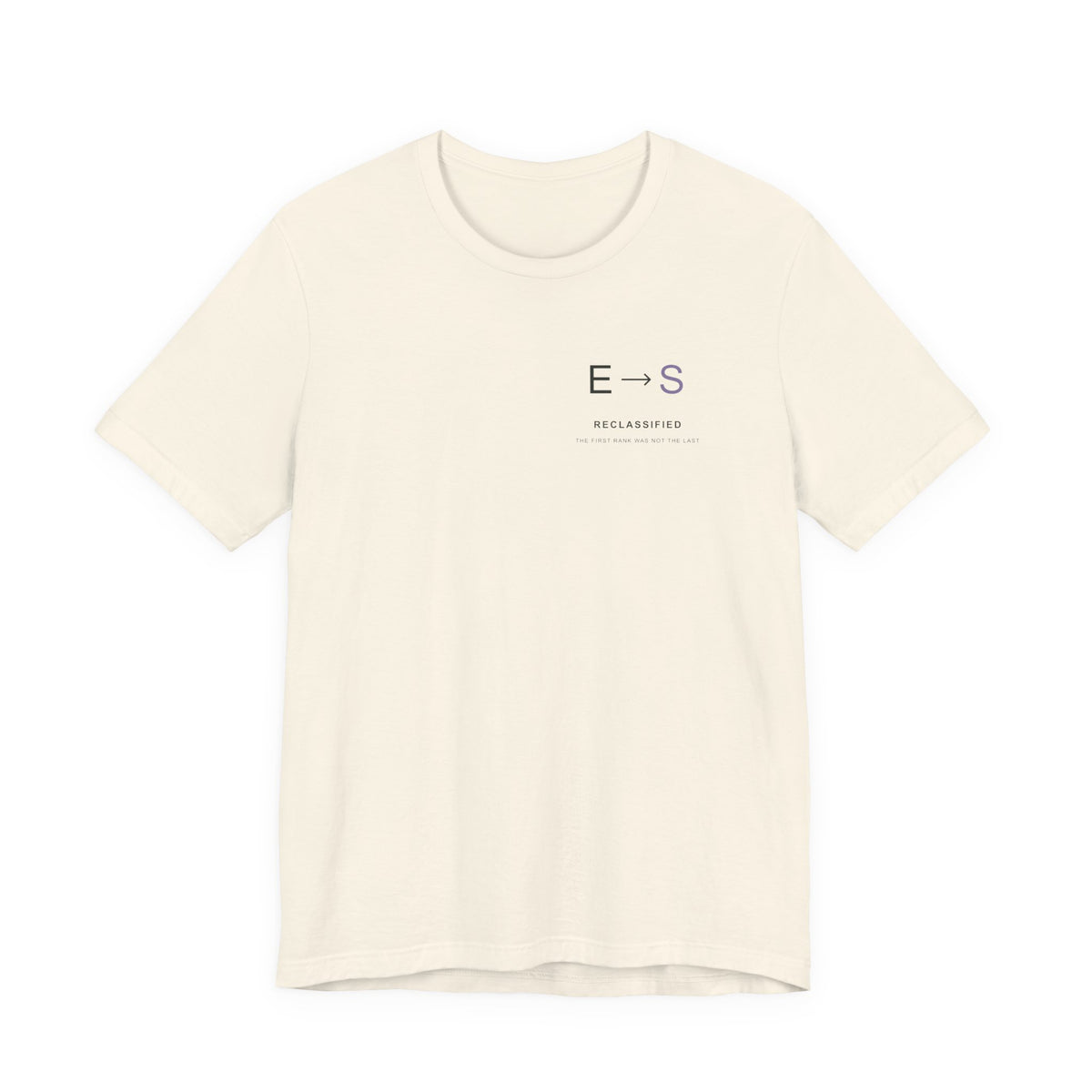 Reclassified Minimalist Anime Soft Tee | Shadow Rank Gym Japanese Streetwear
