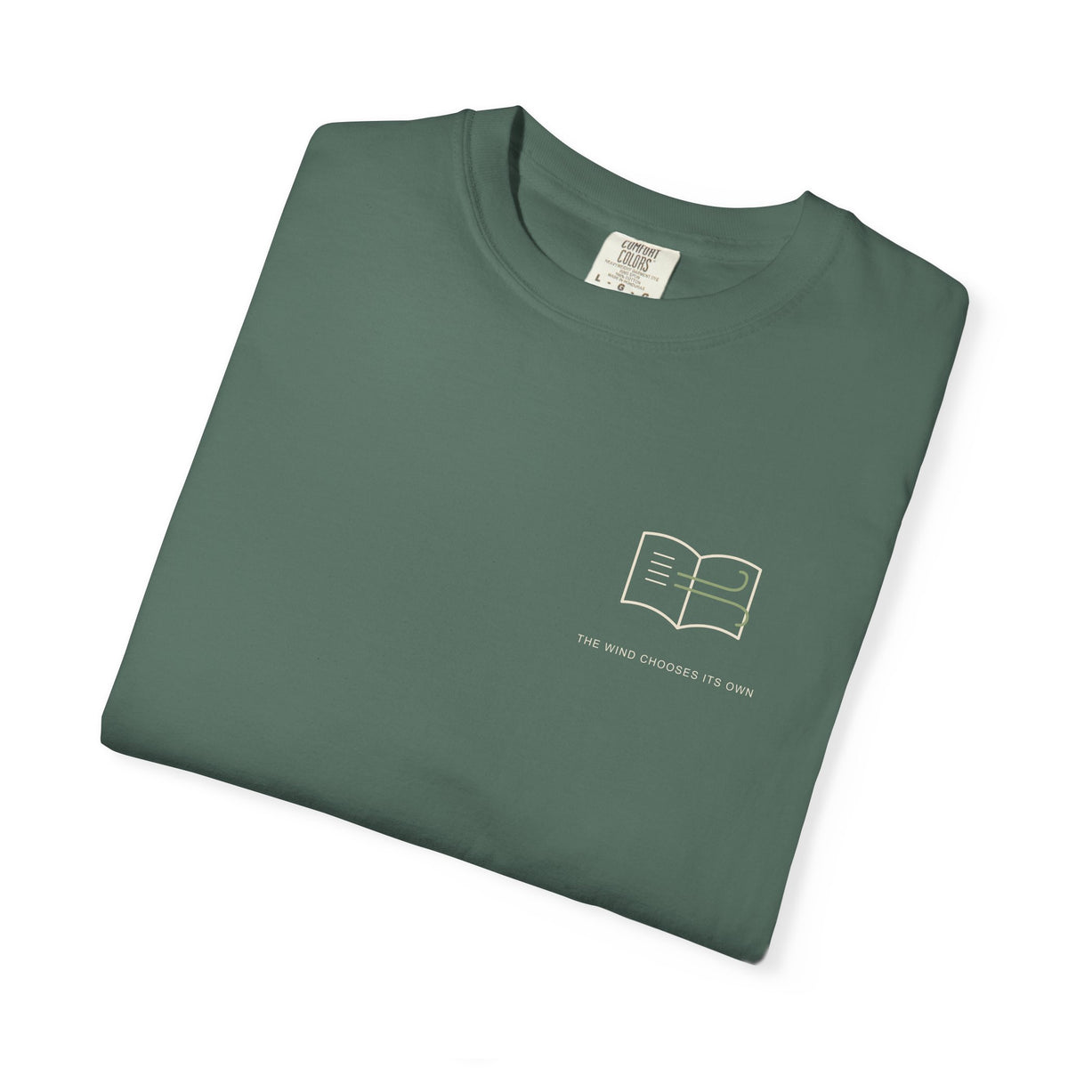 Wind Chooses Minimalist Anime Tee | Grimoire Magic Japanese Streetwear
