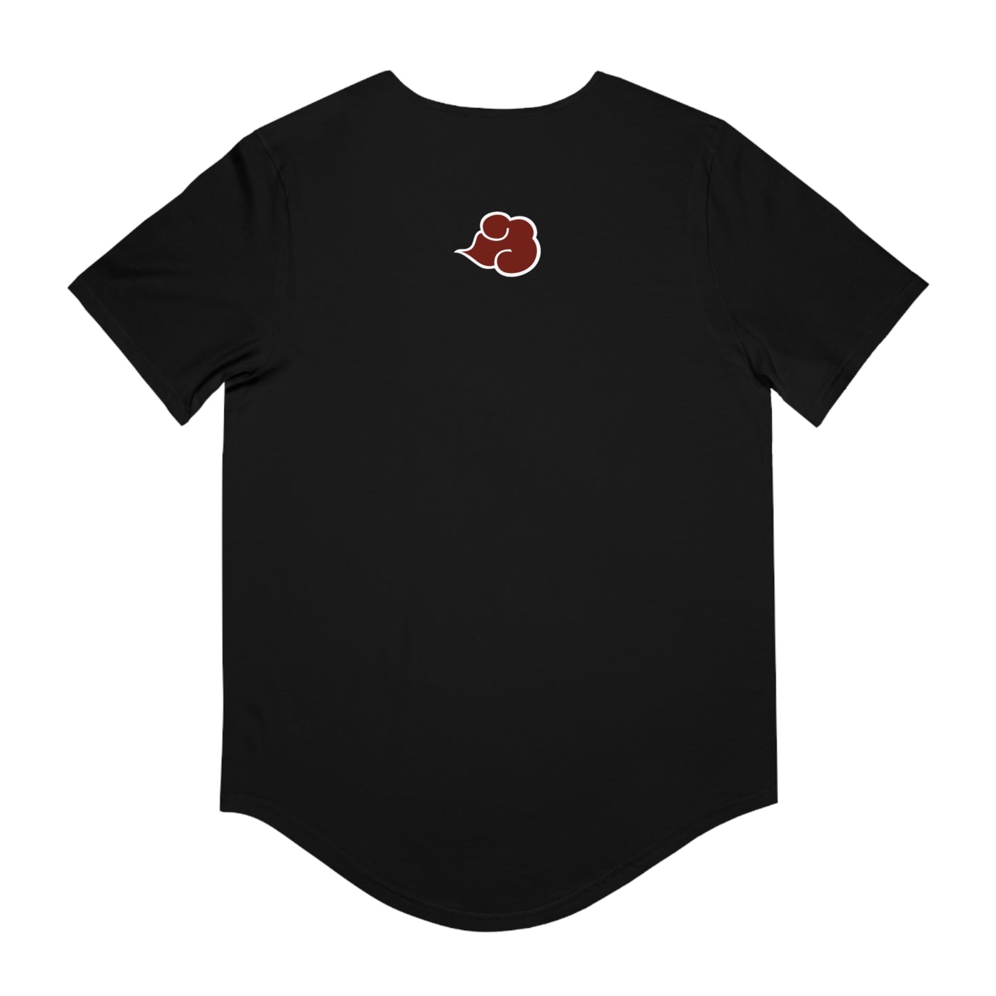 Basic Akatsuki Inspired Men's Jersey Curved Hem Tee Shirt