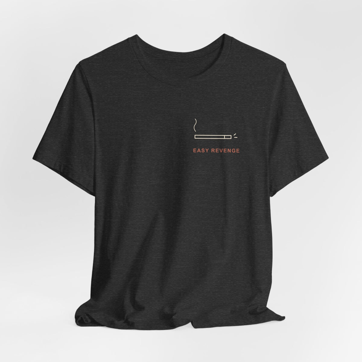 Easy Revenge Minimalist Anime Soft Tee | Devil Hunter Japanese Streetwear