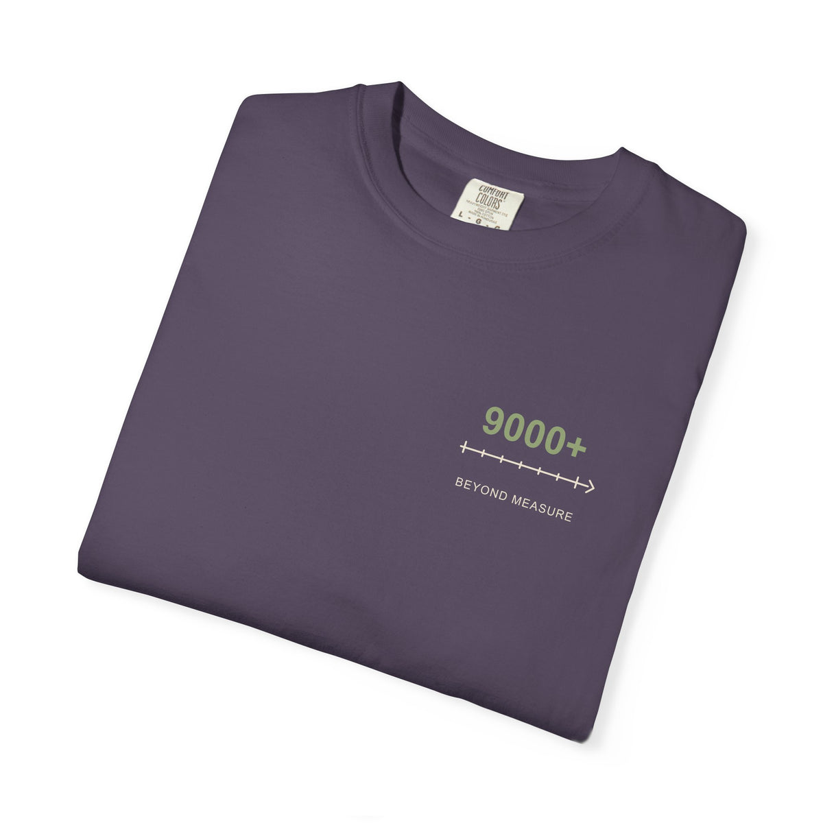 Beyond Measure Minimalist Anime Tee | Power Level Japanese Streetwear