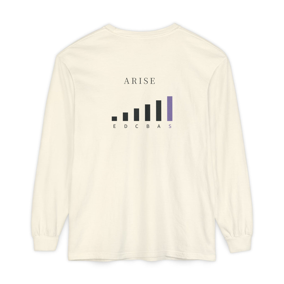 Rank Ascension Kanji Anime Long Sleeve Tee | Shadow Rank Gym Japanese Streetwear