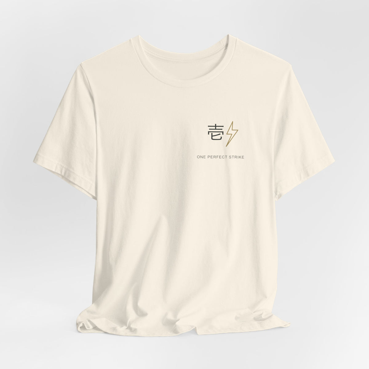 One Perfect Strike Minimalist Anime Soft Tee | Demon Hunter Japanese Streetwear