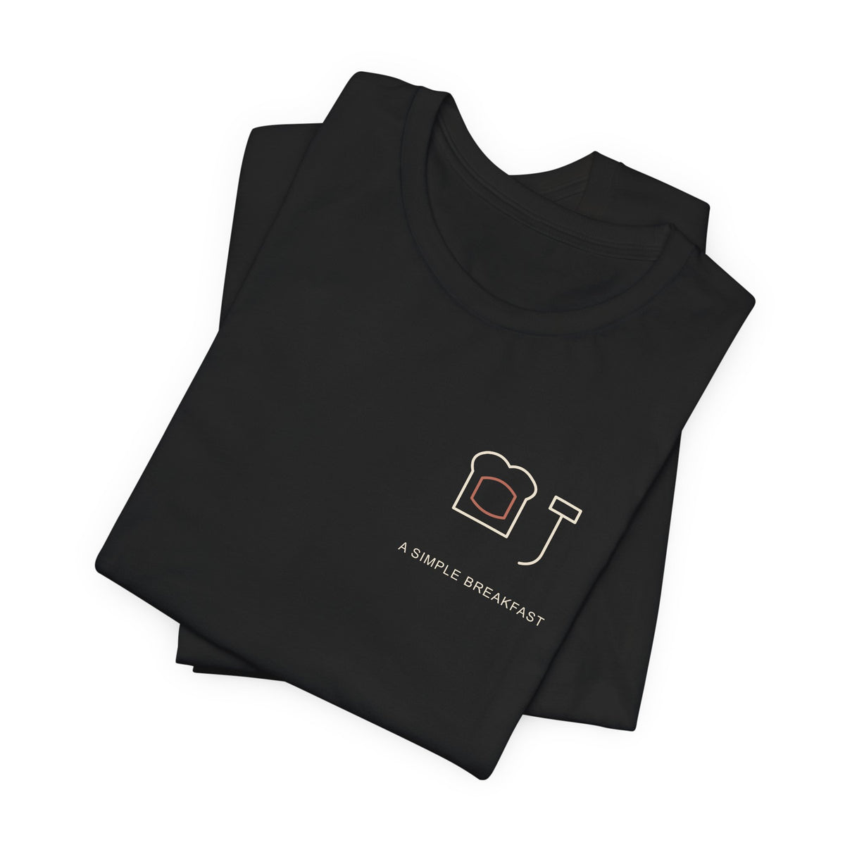Simple Breakfast Minimalist Anime Soft Tee | Devil Hunter Japanese Streetwear
