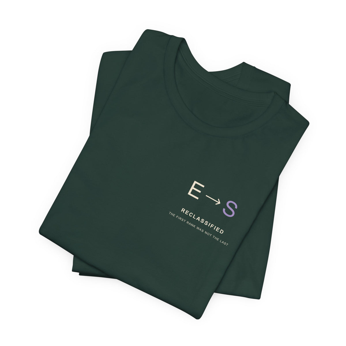 Reclassified Minimalist Anime Soft Tee | Shadow Rank Gym Japanese Streetwear
