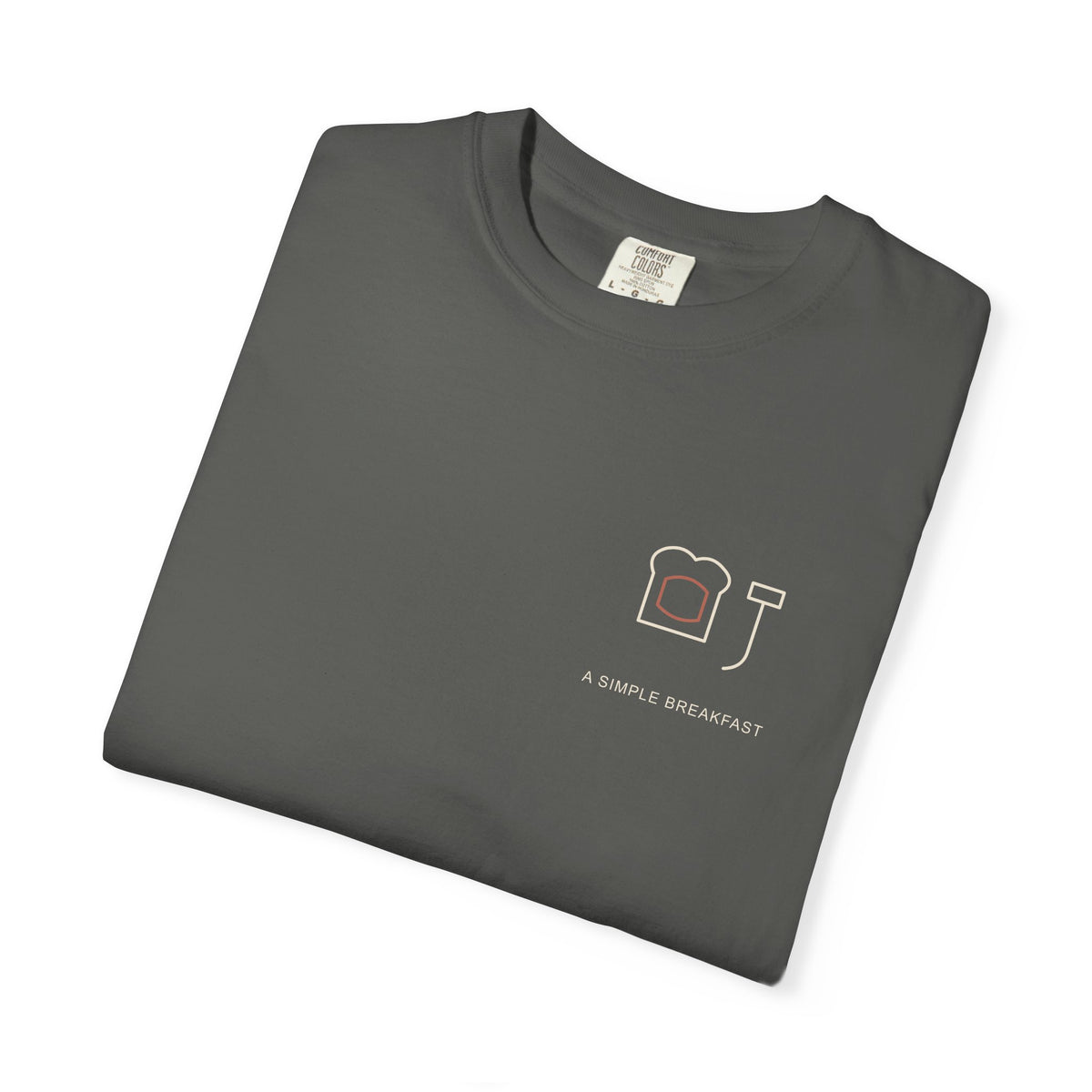 Simple Breakfast Minimalist Anime Tee | Devil Hunter Japanese Streetwear