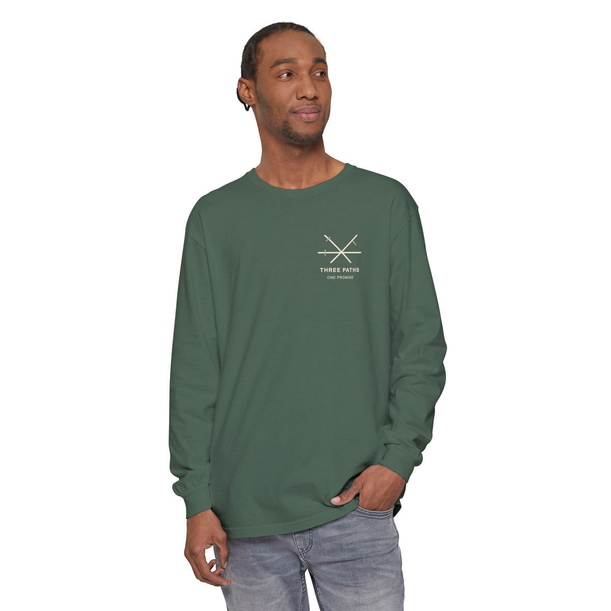 Three Paths Minimalist Anime Long Sleeve Tee | Pirate Japanese Streetwear