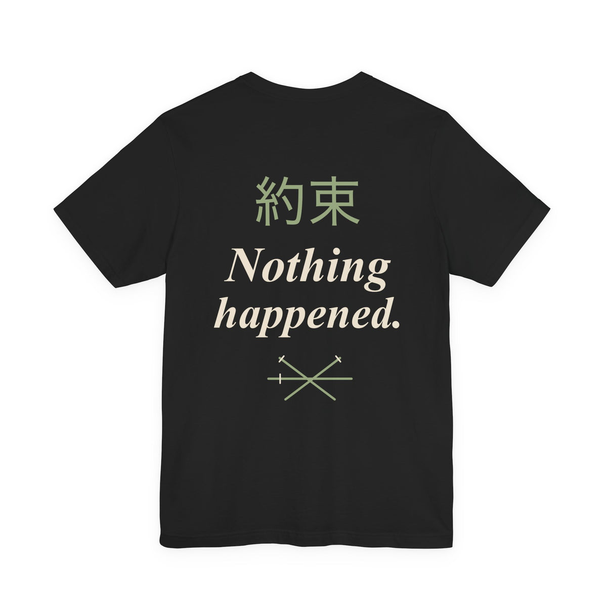 Kept Promise Kanji Anime Soft Tee | Pirate Japanese Streetwear