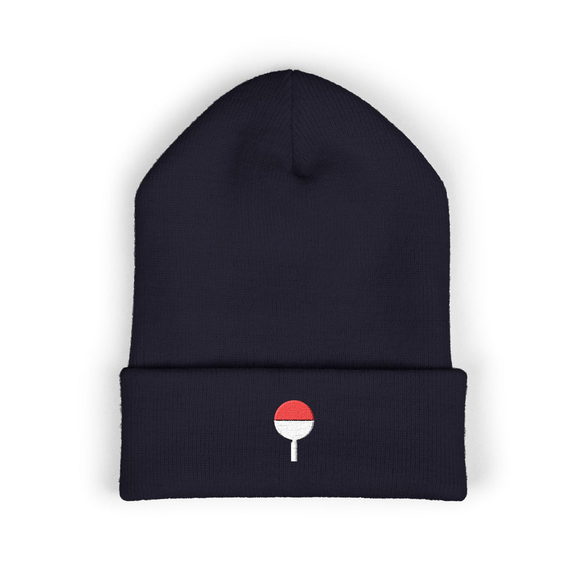 Clan Fan Crest Embroidered Beanie | Inspired by the Uchiha clan of Naruto