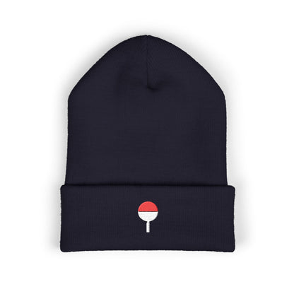Clan Fan Crest Embroidered Beanie | Inspired by the Uchiha clan of Naruto