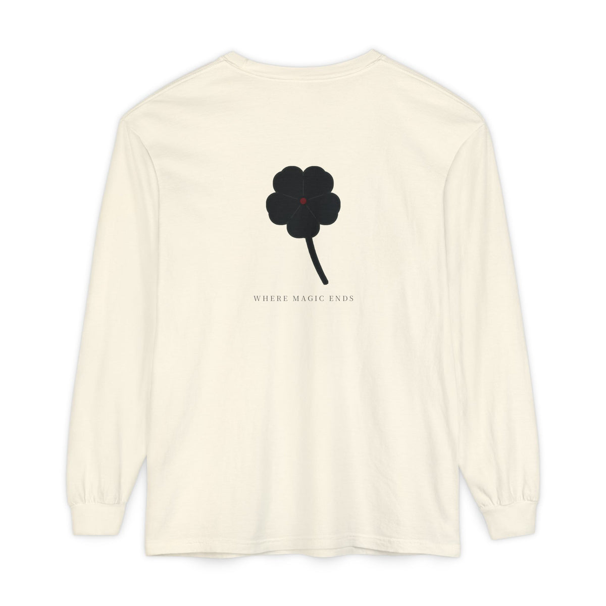 Black Clover Leaf Minimalist Long Sleeve Tee | Inspired by Asta from Black Clover
