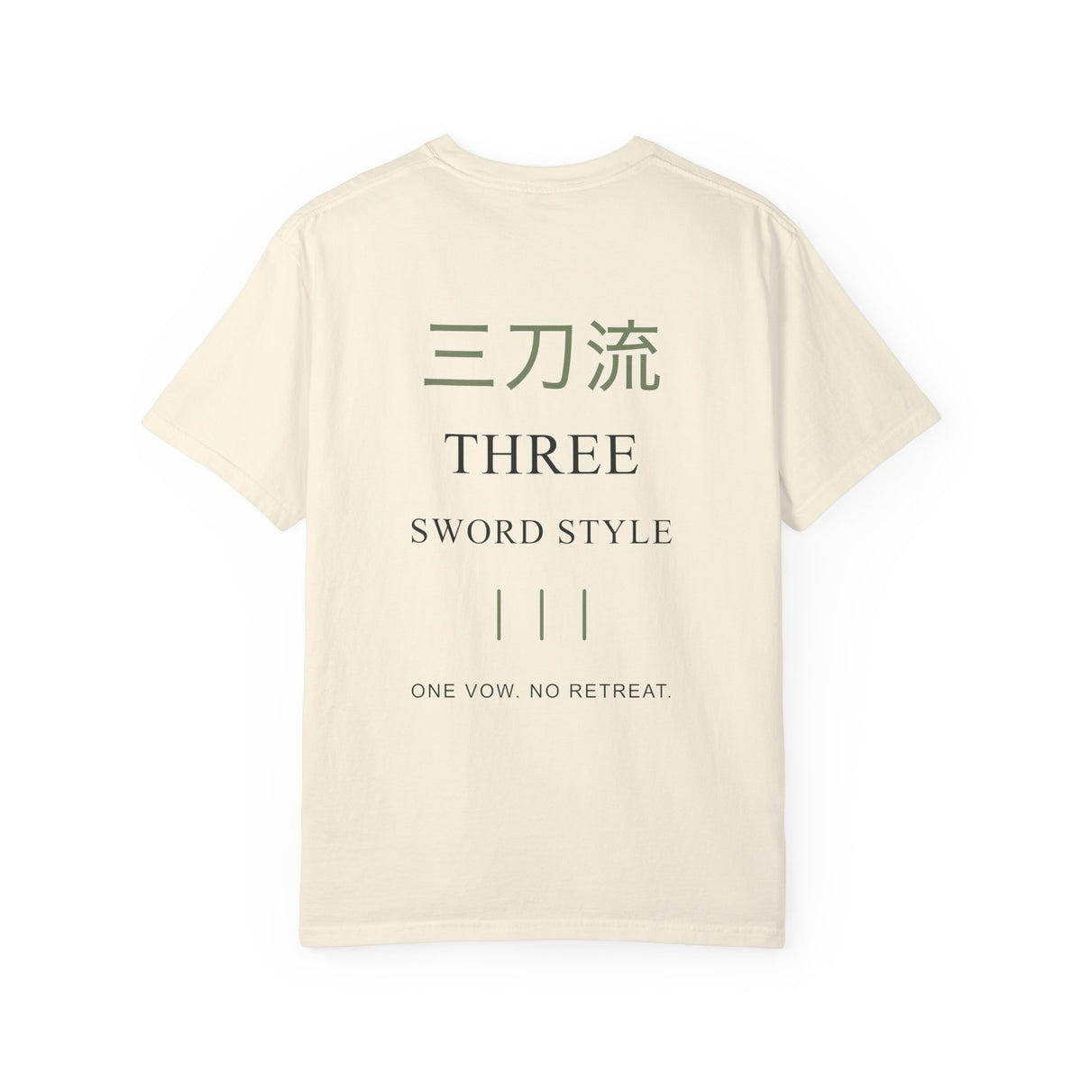 Threefold Vow Kanji Anime Tee | Pirate Japanese Streetwear