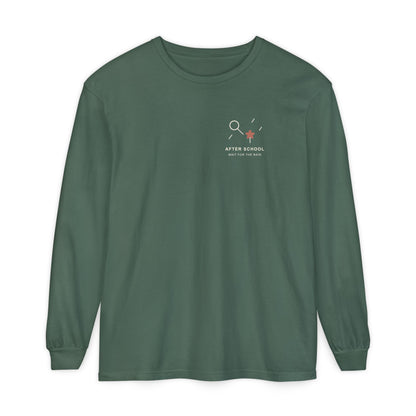 After School Rain Minimalist Long Sleeve Tee | Inspired by Reze from Chainsaw Man