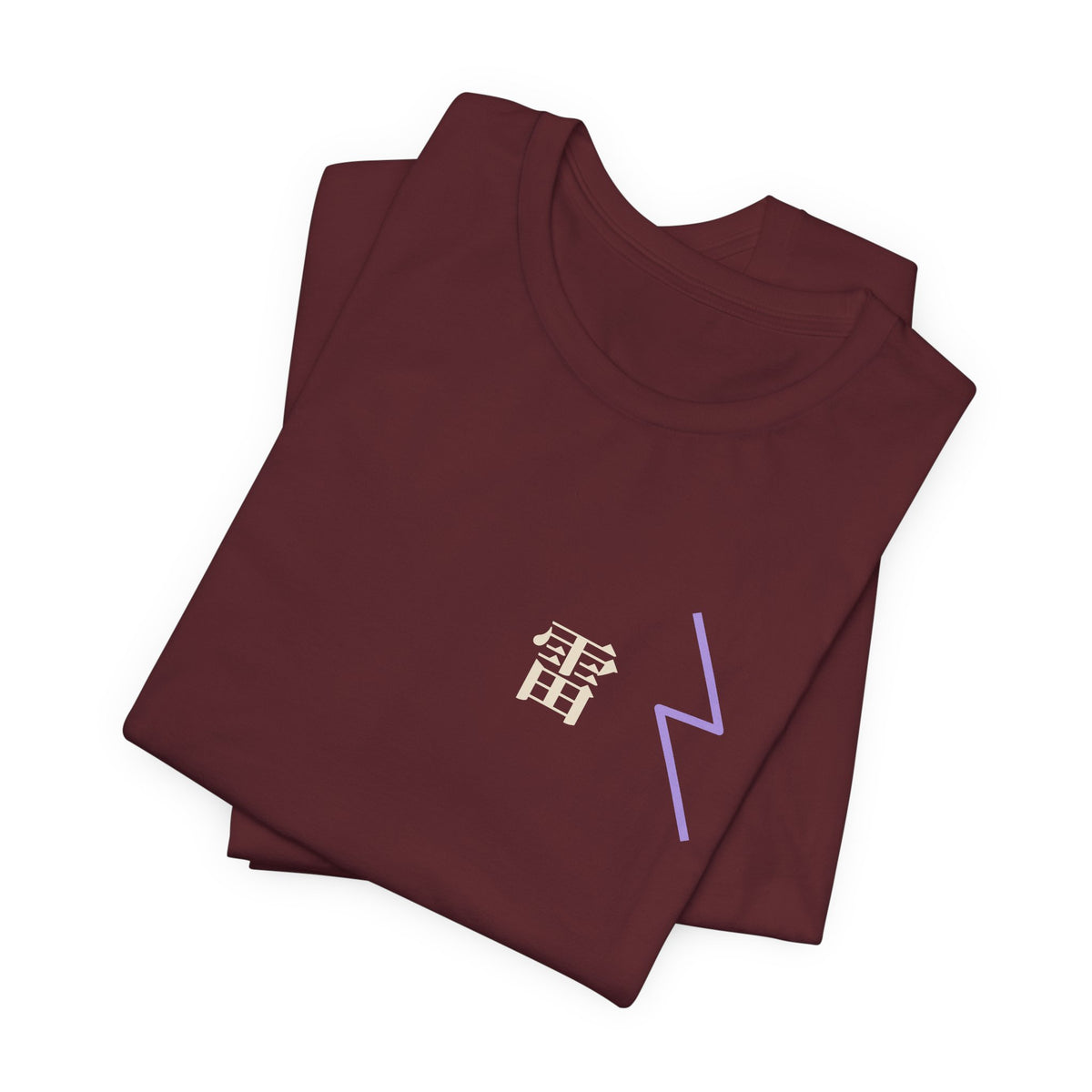 Storm Flame Kanji Anime Soft Tee | Clan Crest Japanese Streetwear